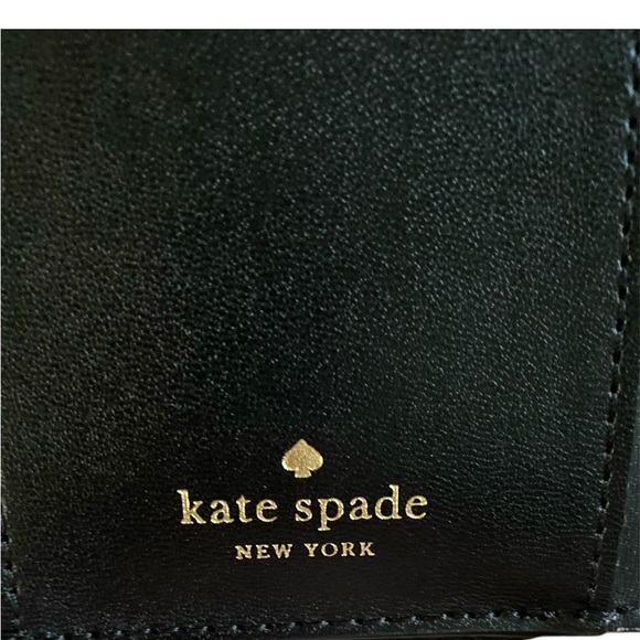 Kate Spade New York Jackson Small Trifold Continental Wallet Black - Picture 6 of 10